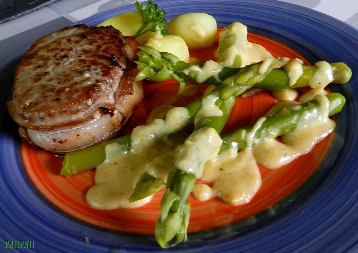 recette Asperges vertes sauce de nos voisins....hollandaise