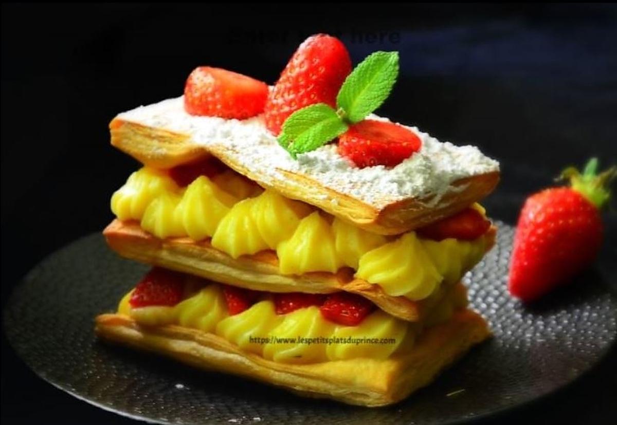 recette Mille feuilles aux fraises