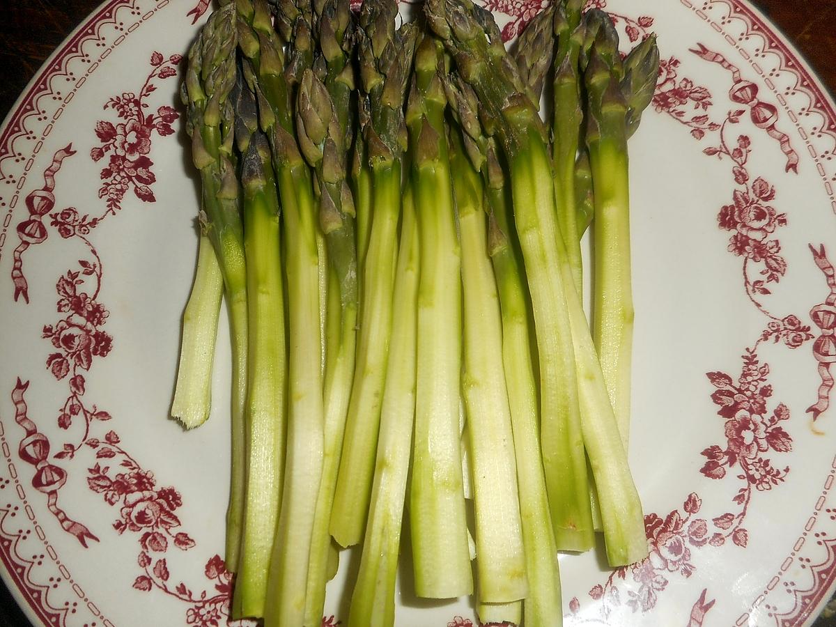 recette Carpaccio de boeuf aux asperges vertes