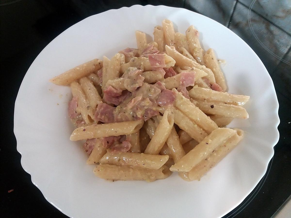 recette Penne au pesto de pistaches de Bronte (Sicile)