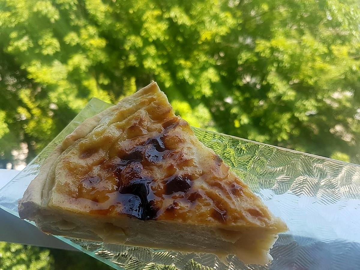 recette flan pâtissier aux amandes