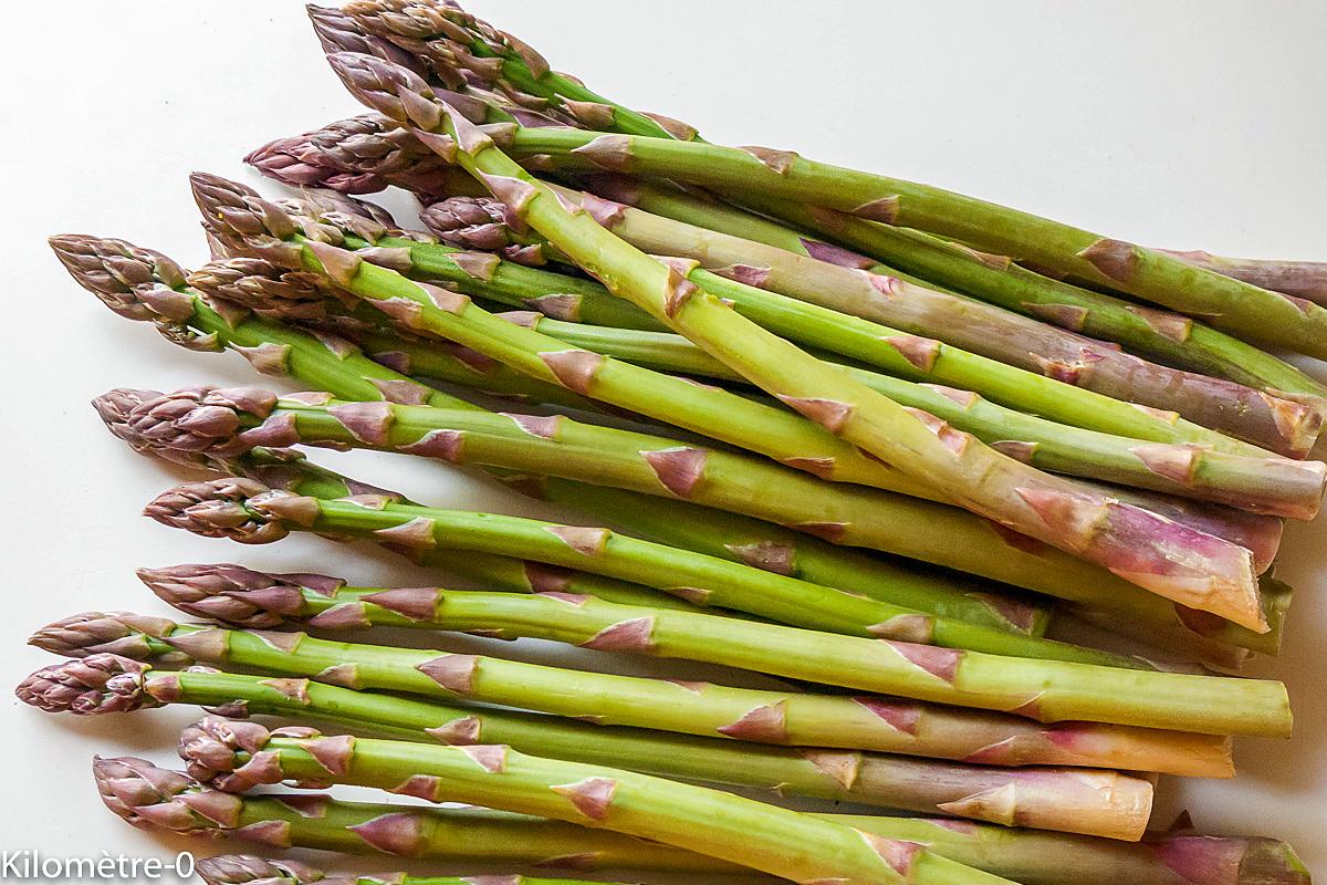 recette Asperges vertes rôties au bacon