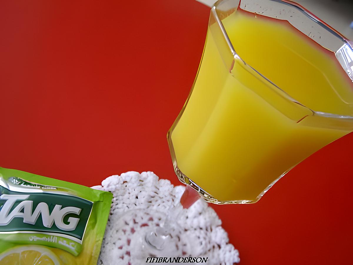 recette jus d'orange et Tang