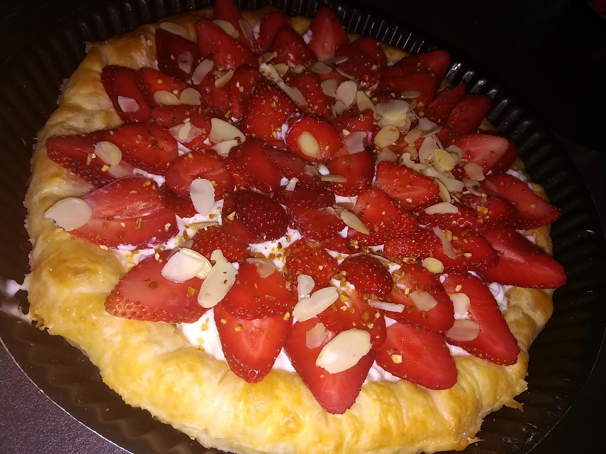 recette Tarte aux fraises et au mascarpone