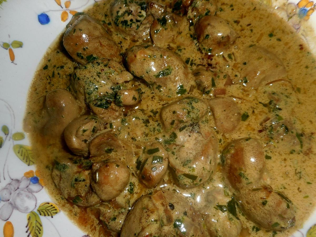 recette Rognon de veau sauce à l estragon