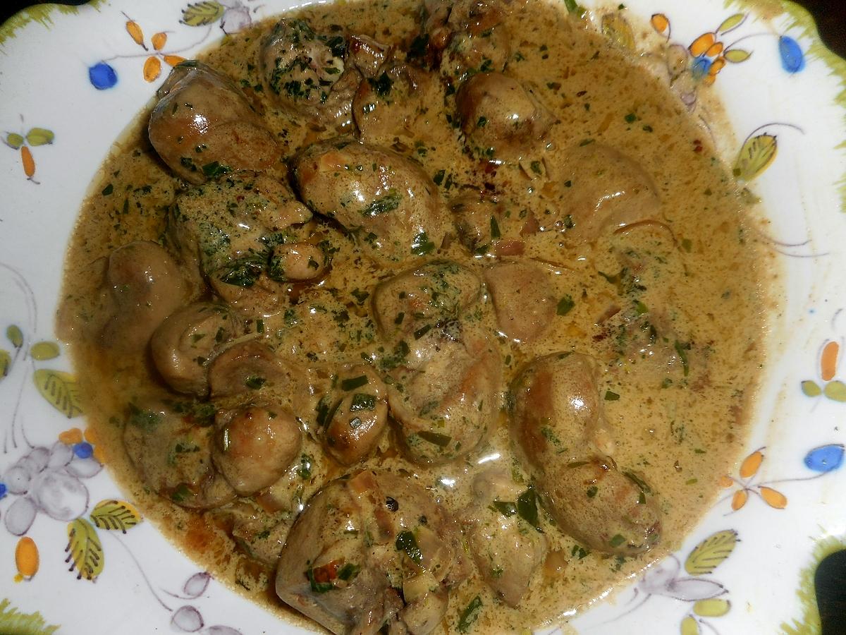 recette Rognon de veau sauce à l estragon