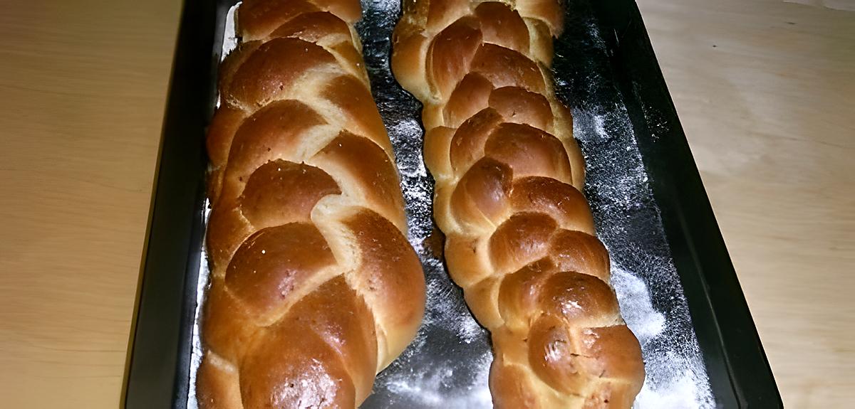 recette Brioche tresséee