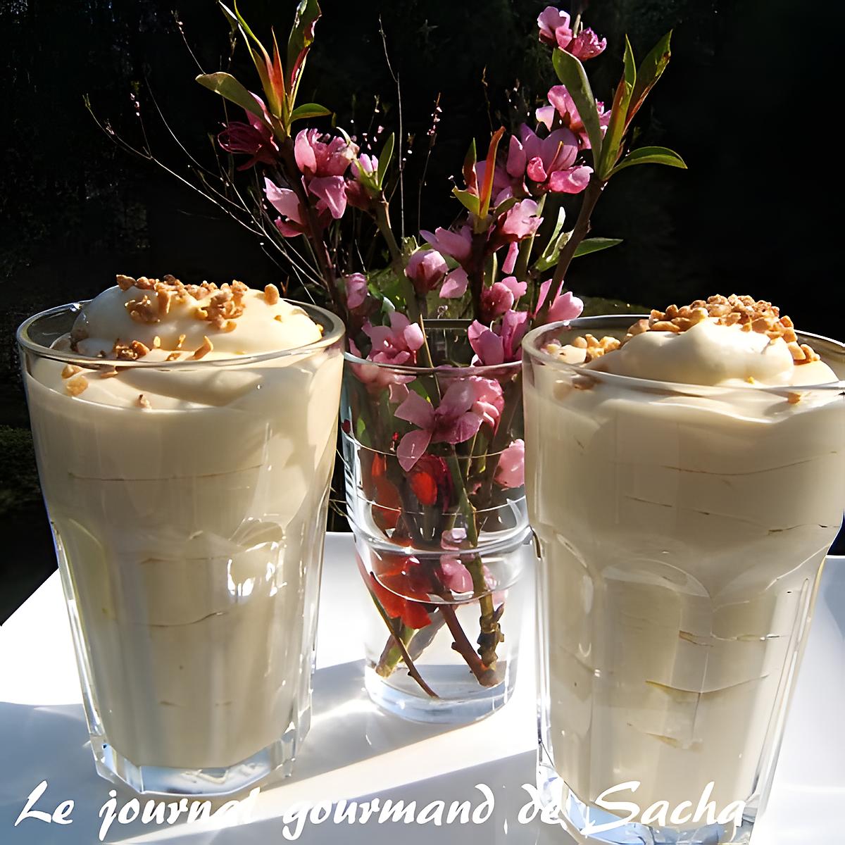 recette Mousse légère mangue et gingembre avec ou sans fraises ....