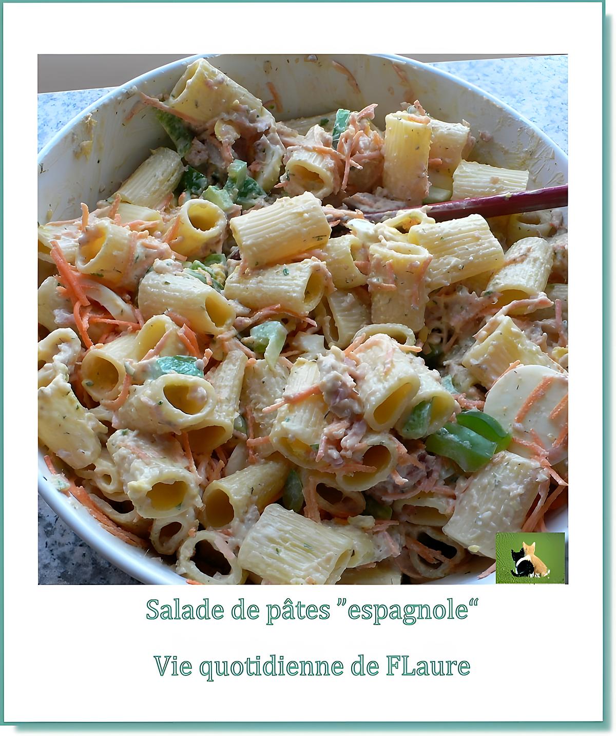 recette Salade de Mezze Naniche Rigate au thon et sauce ranch