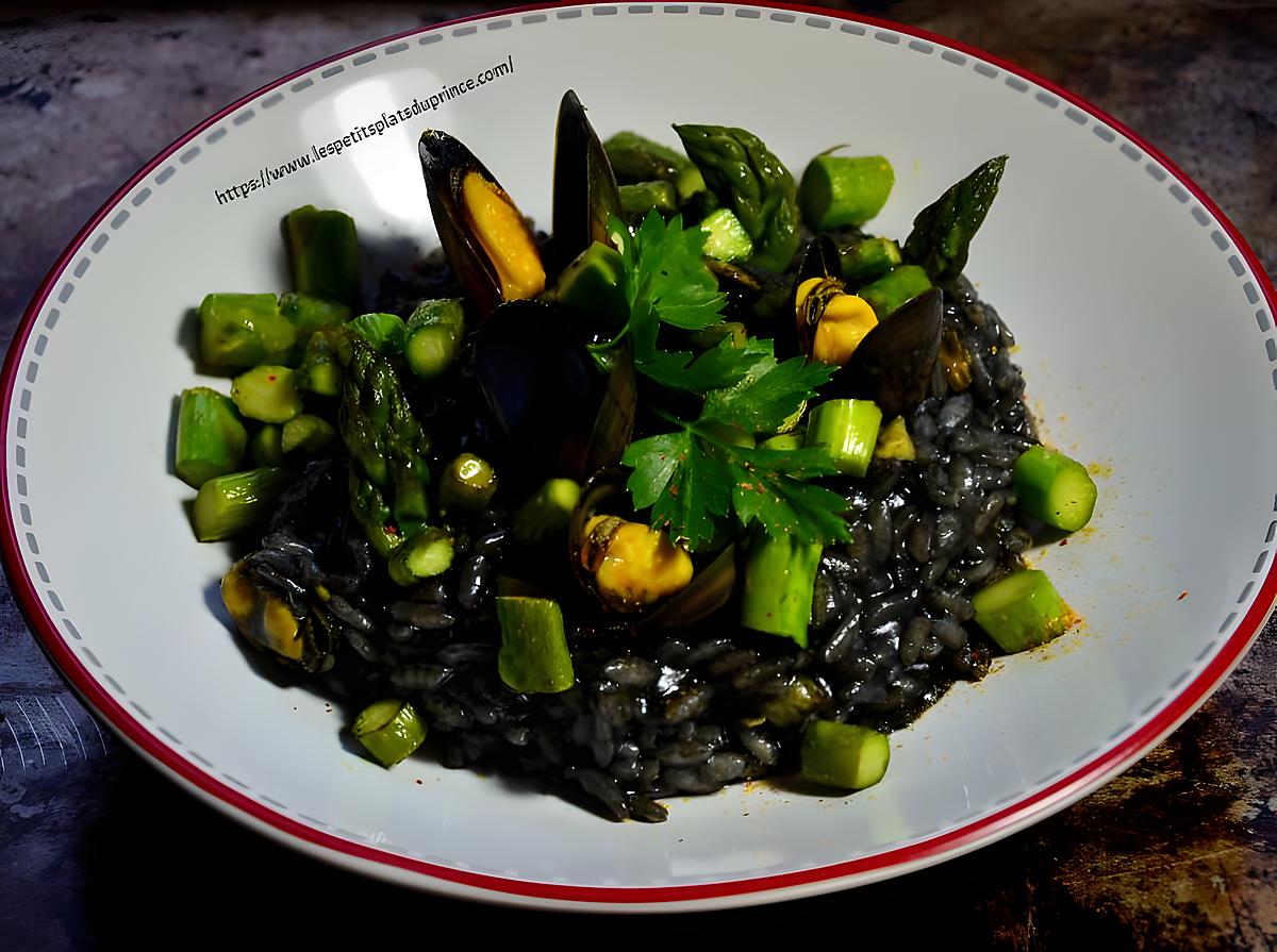 Risotto à l'Encre de Seiche