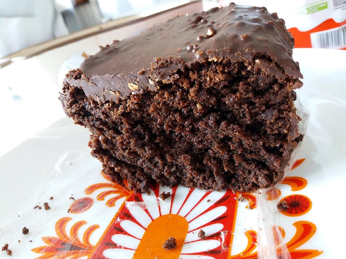 recette Cake chocolat / sirop noisette grillée