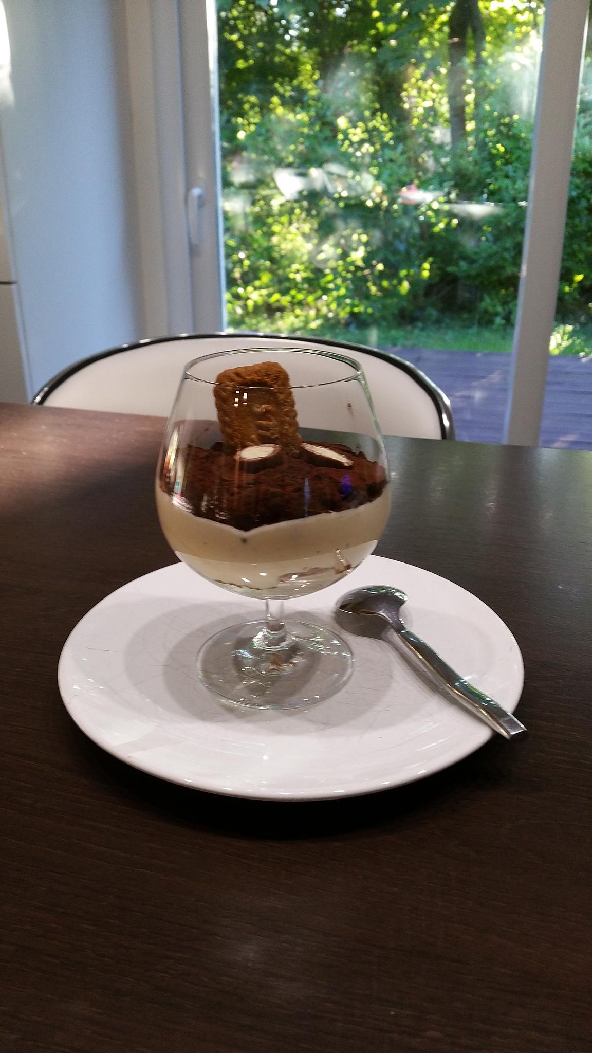 recette Verrine mascarpone, schokobons, spéculoos