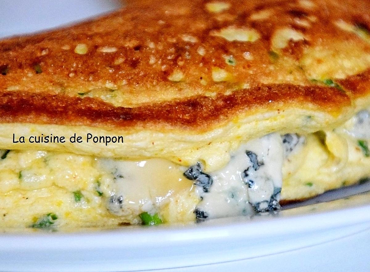 recette Omelette aérienne à la ciboulette