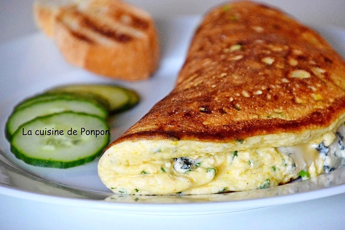 recette Omelette aérienne à la ciboulette