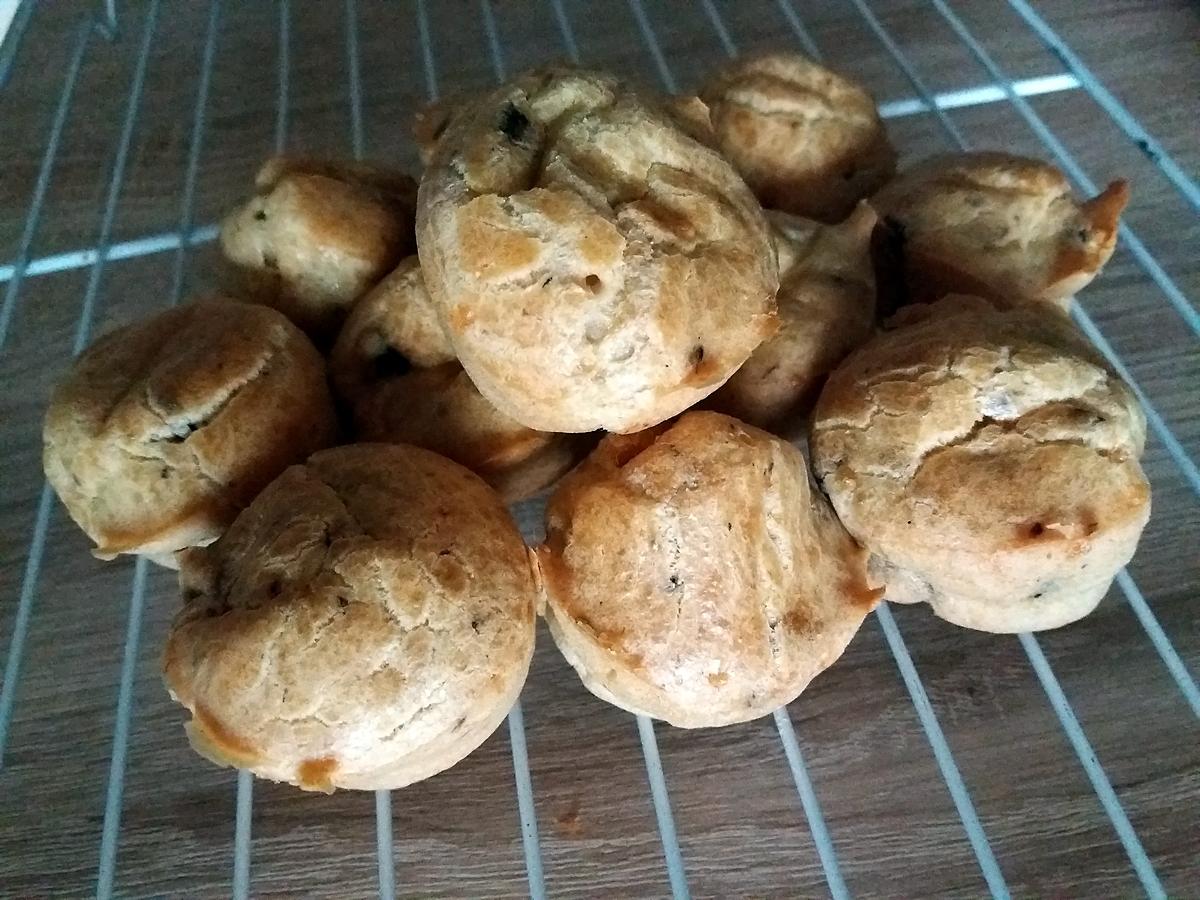 recette Choux soufflés brandade morue