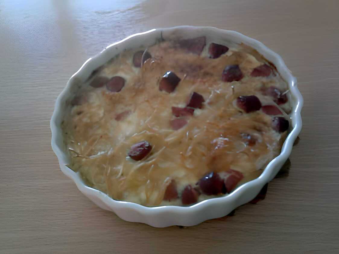 GRATIN DE PATE ( repas vite fait pour les jours seul à la maison)