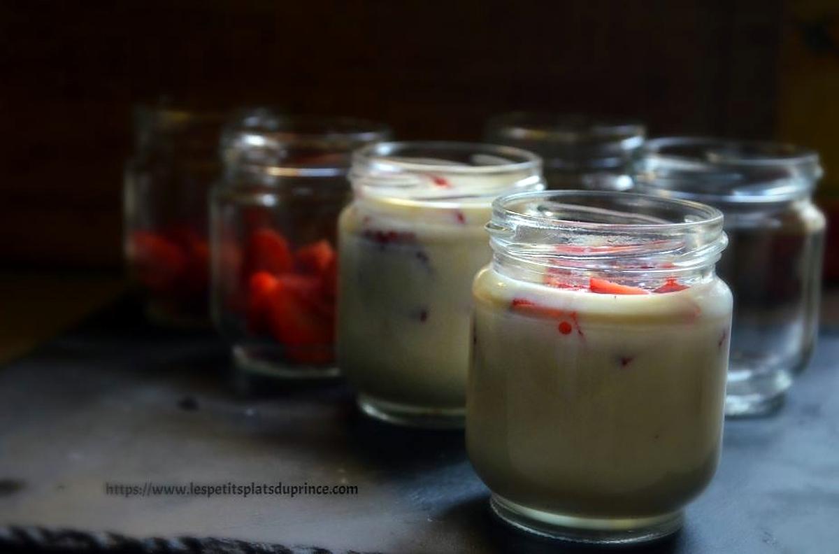 recette Yaourt à la fraise fait maison