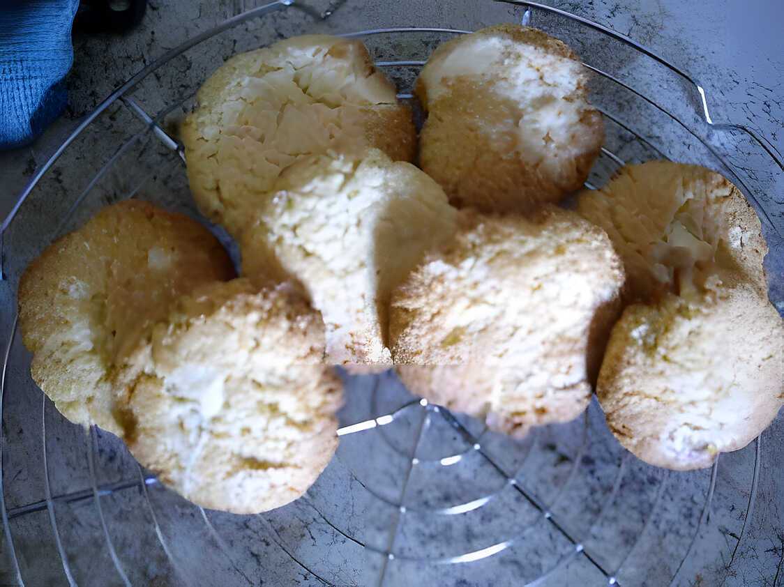 Recette de Cookies noix de coco pépite de chocolat blanc