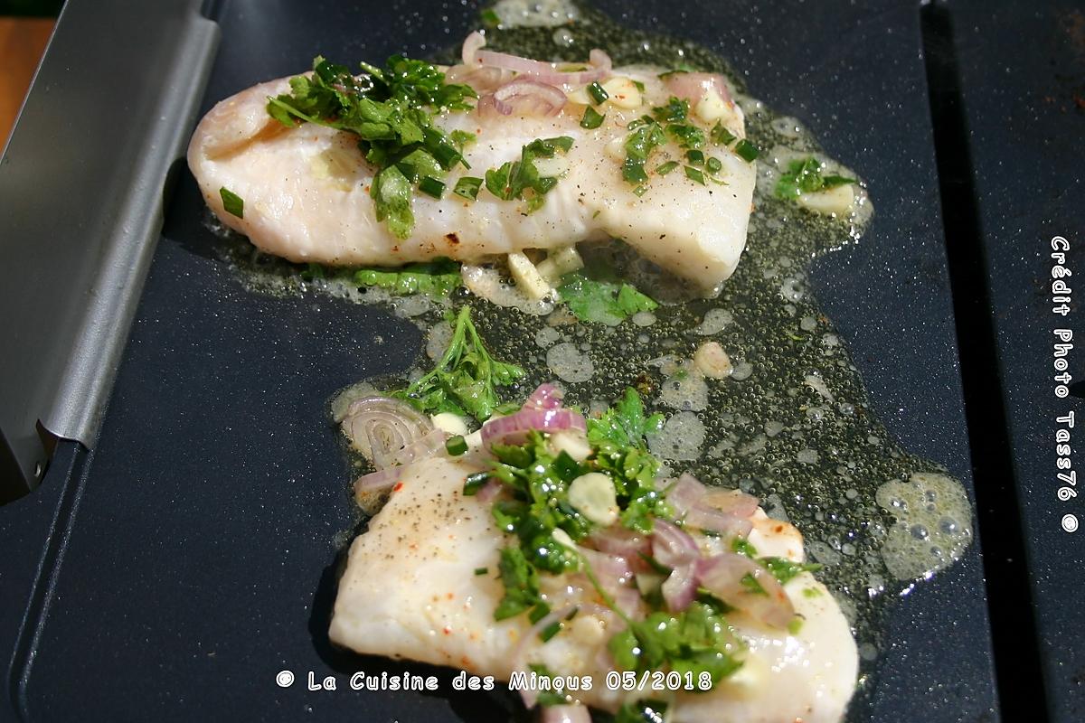 recette Pavés de Cabillaud Marinés à la Plancha