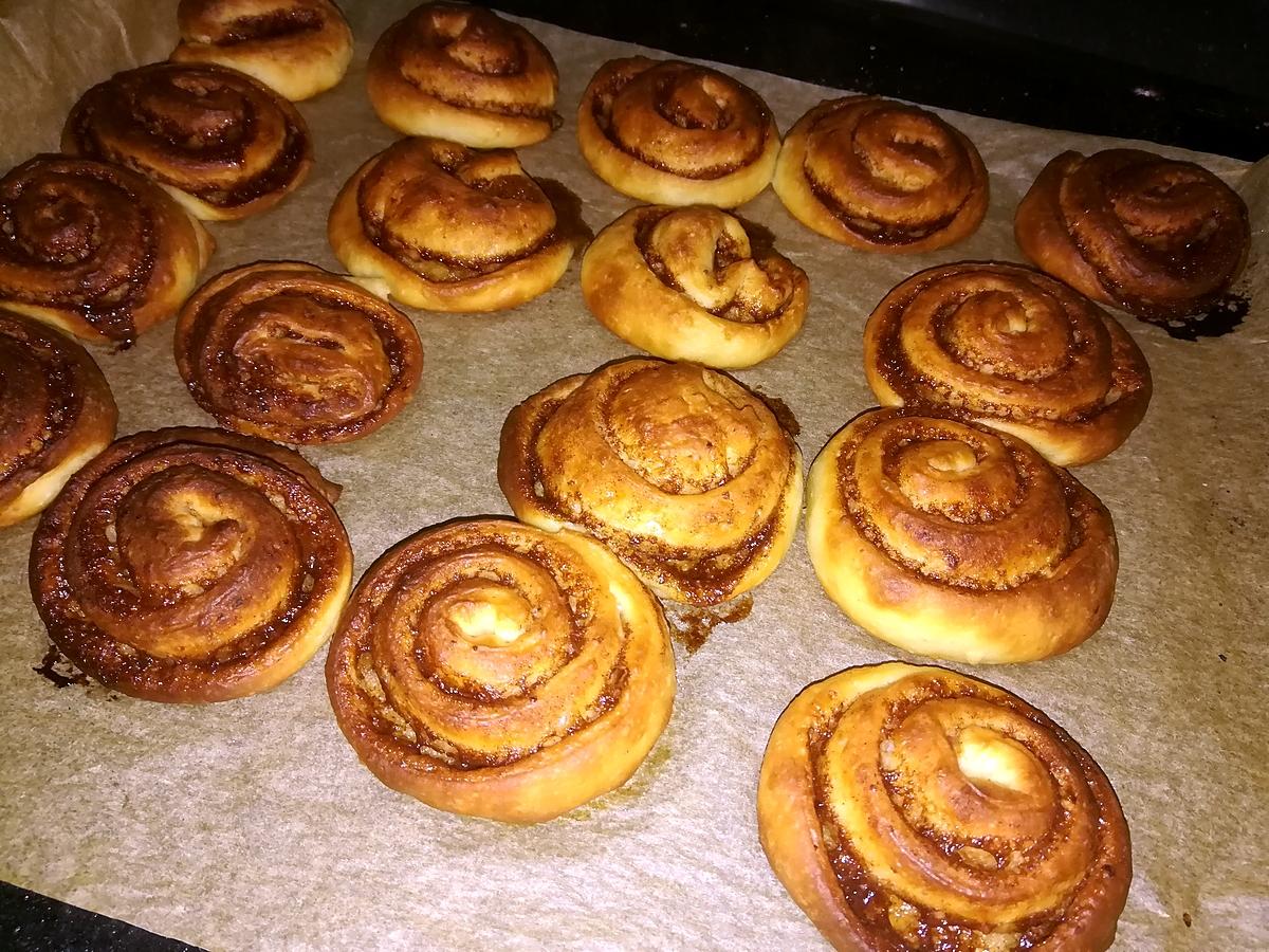 recette Cinnamon rolls  roulés à la cannelle