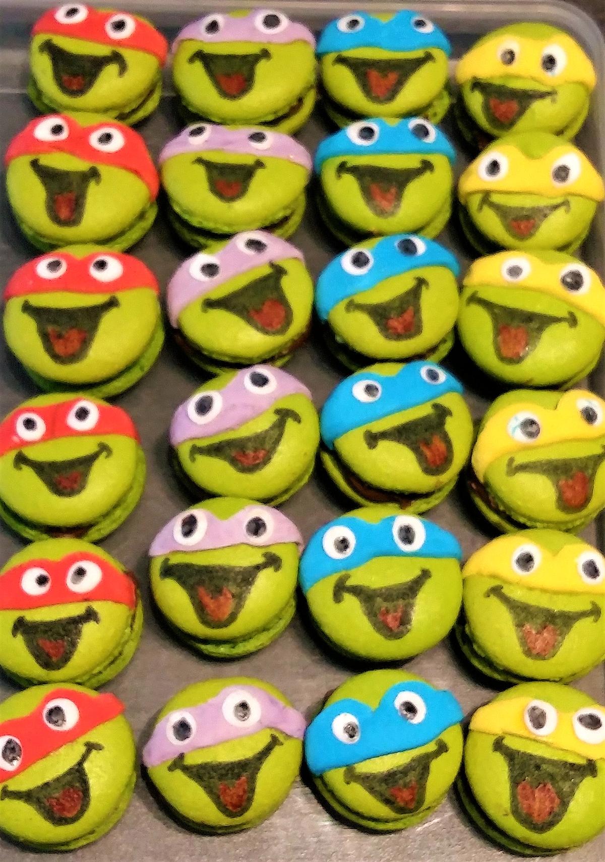 recette Macarons tortue ninja