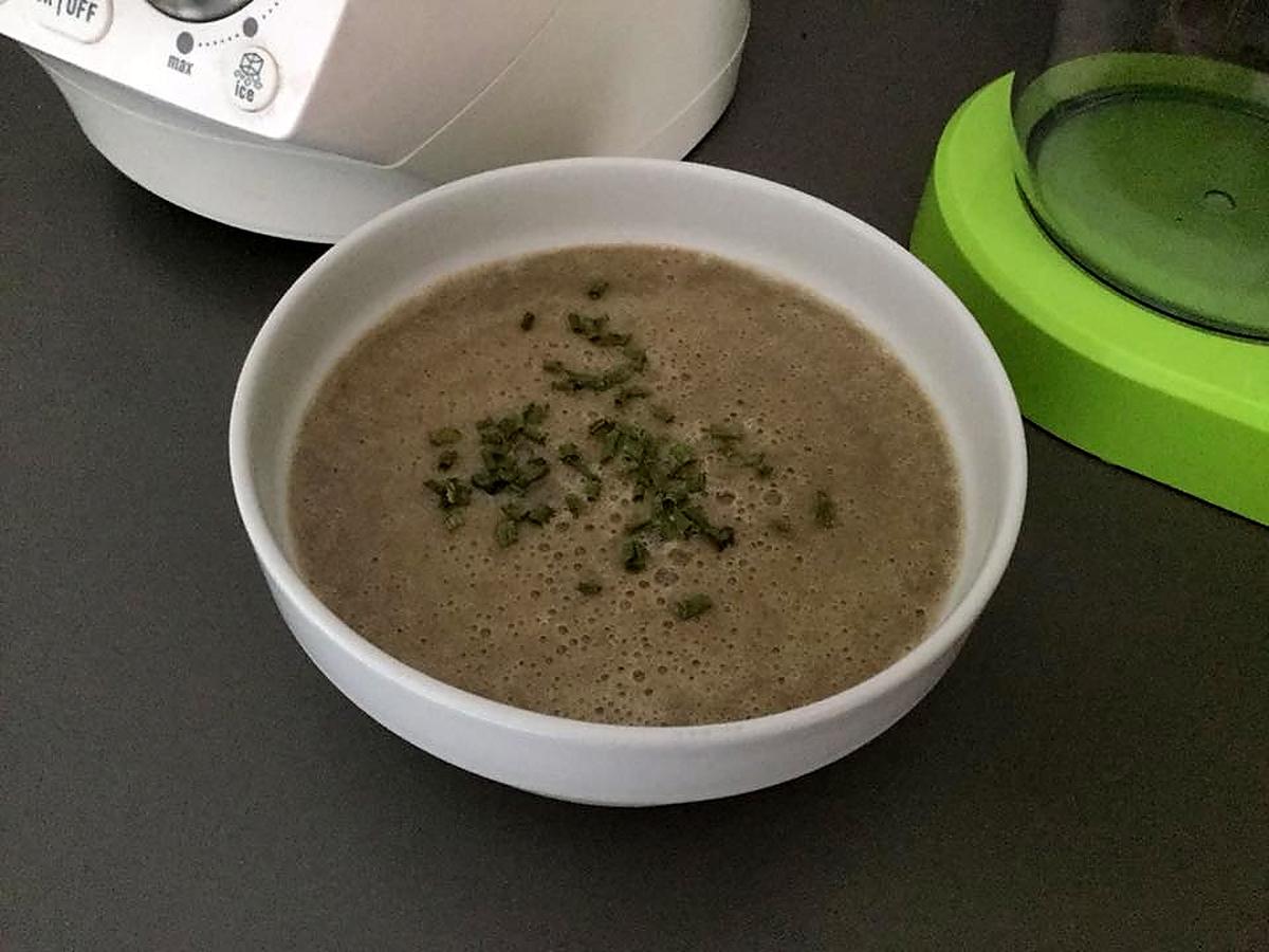 recette VELOUTE DE CHAMPIGNONS