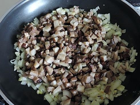 recette Pâtes et sauce crémeuse aux langoustines et champignons