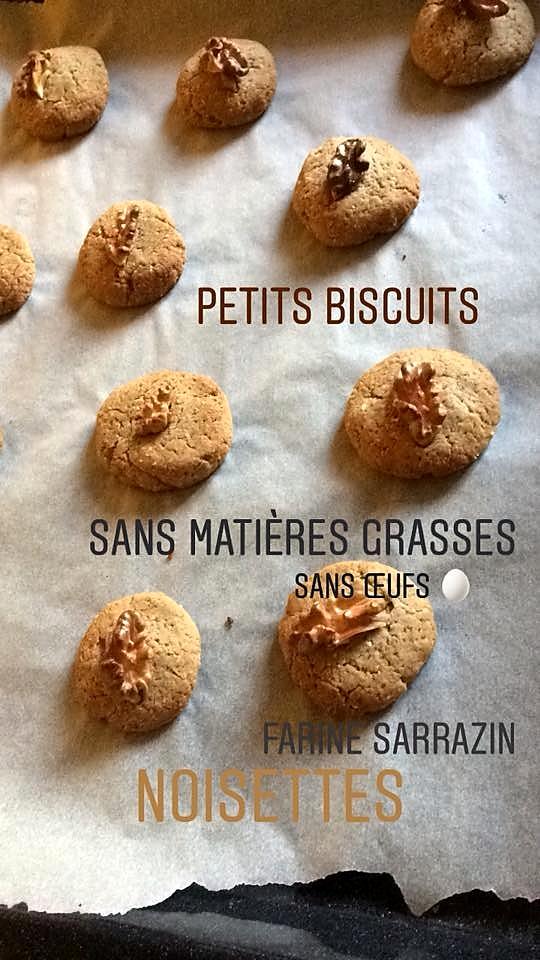 recette Cookies sarrasin, noisettes et chocolat