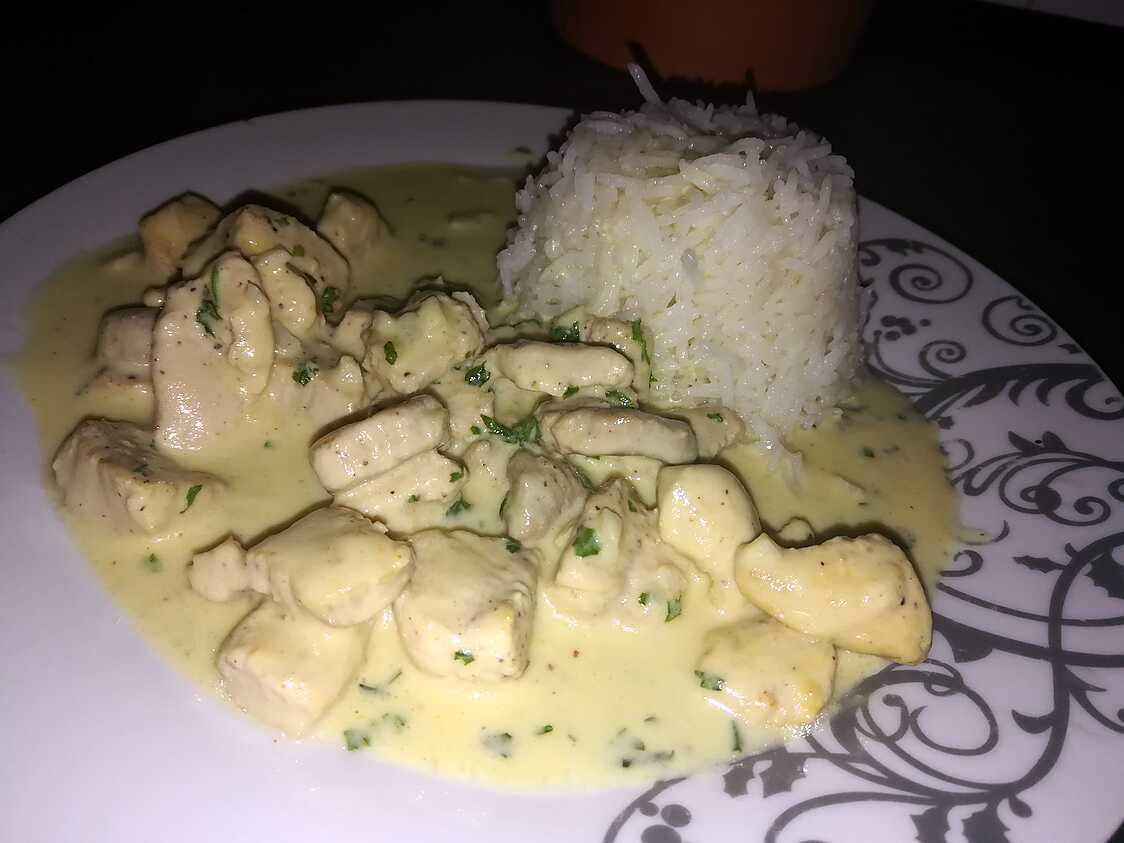 Recette de Blancs de dinde au vin et a la crème