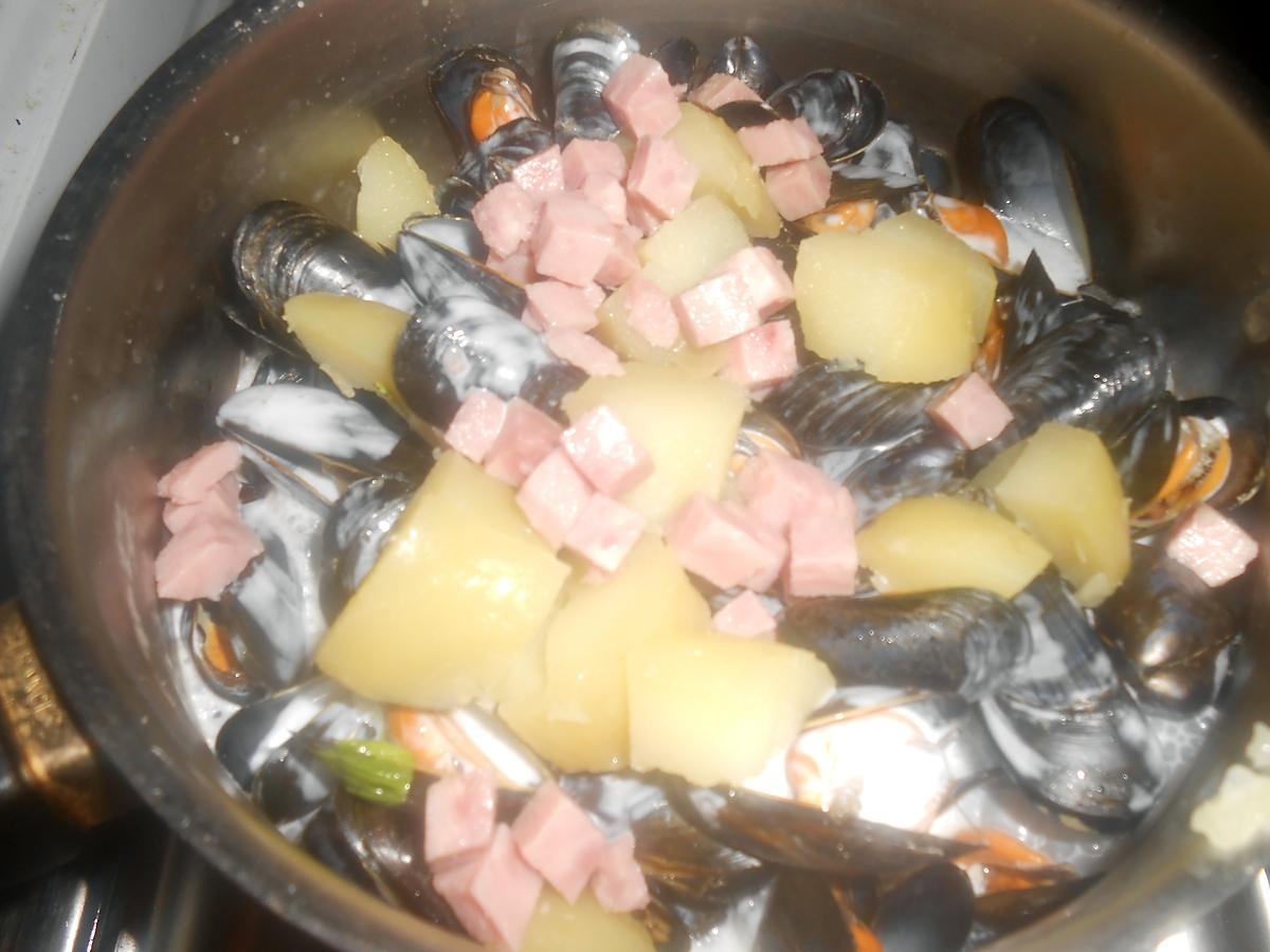 recette MOULES AU LAIT DE COCO