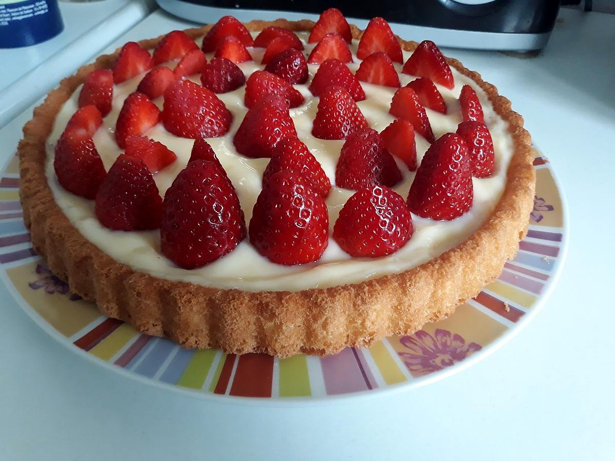 recette TARTE AUX FRAISES