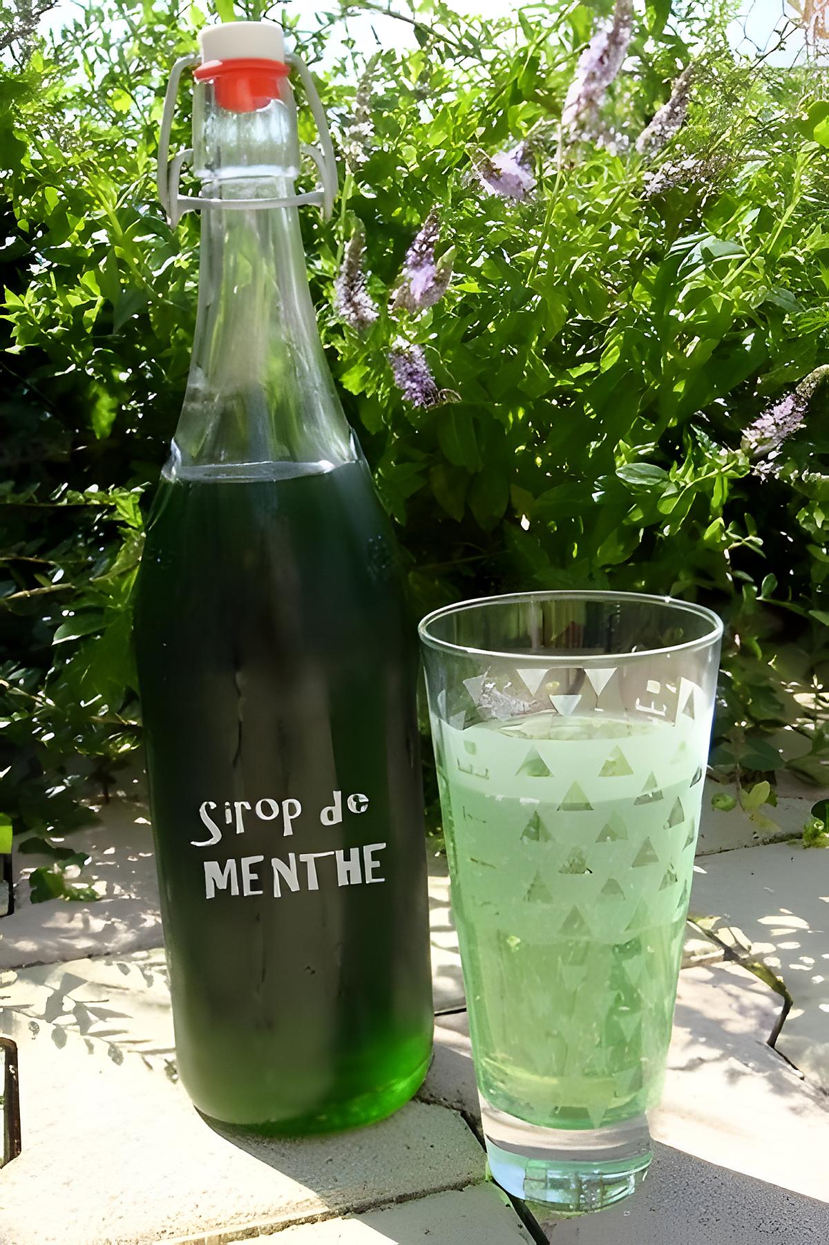 recette Sirop de Menthe fraîche maison