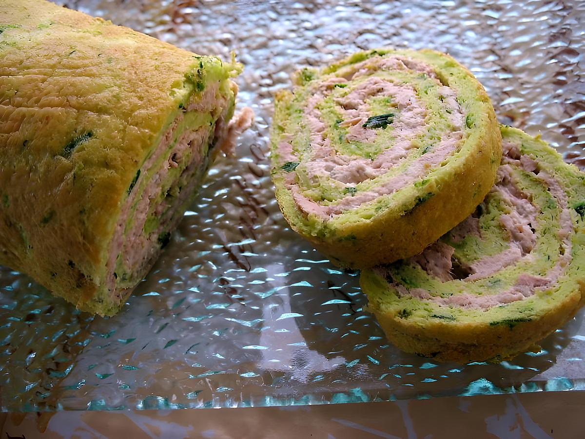 recette Roulé de courgettes aux thons super bon :=)