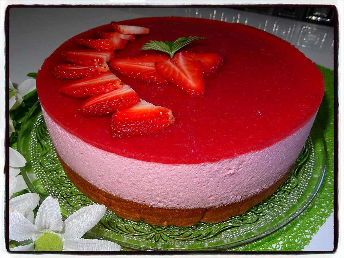 recette Bavarois à la fraise