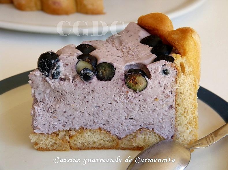 recette Charlotte aux myrtilles