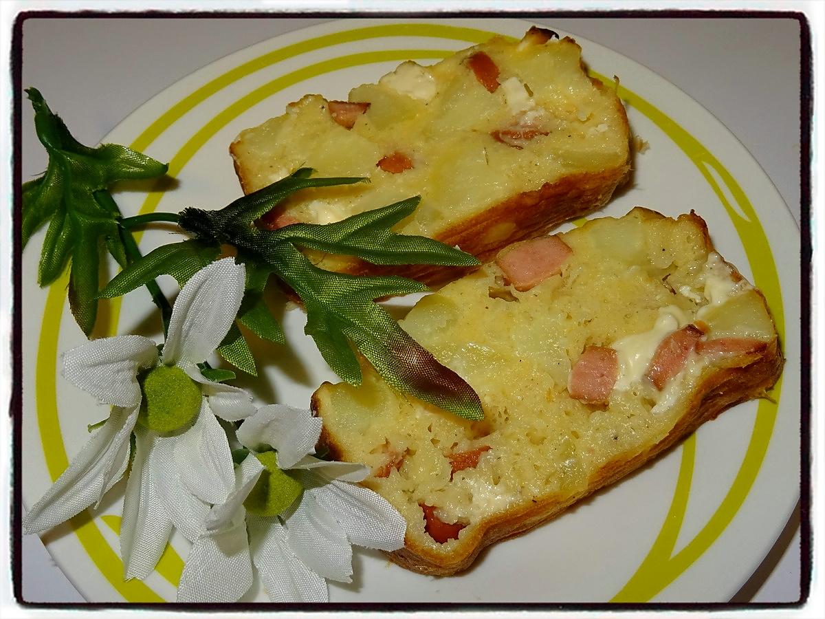 recette Cake de pommes de terre à la vache qui rit