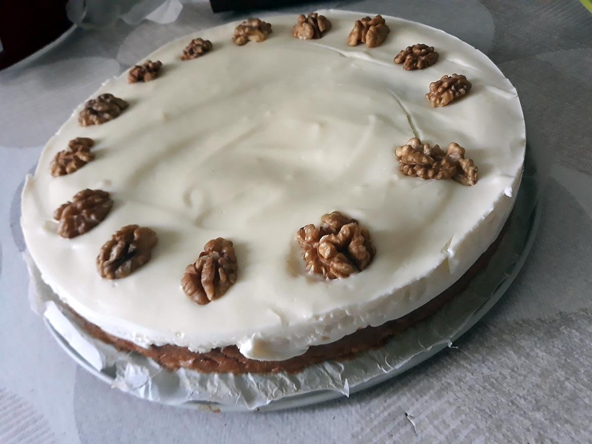 recette GÂTEAU À LA CAROTTE ET NOIX