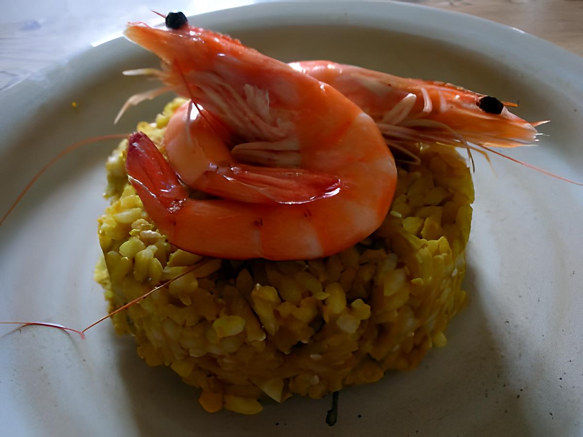 recette Risotto au petit d'air d'Inde