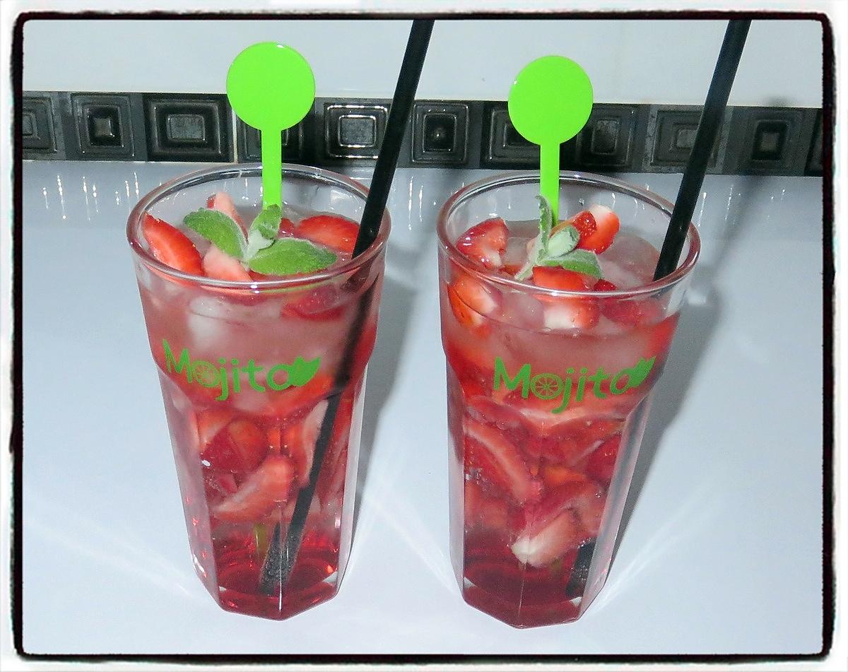 recette Mojito à la fraise