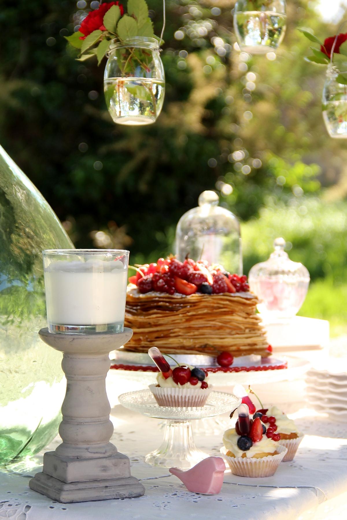 recette Wedding crêpes aux fruits rouge