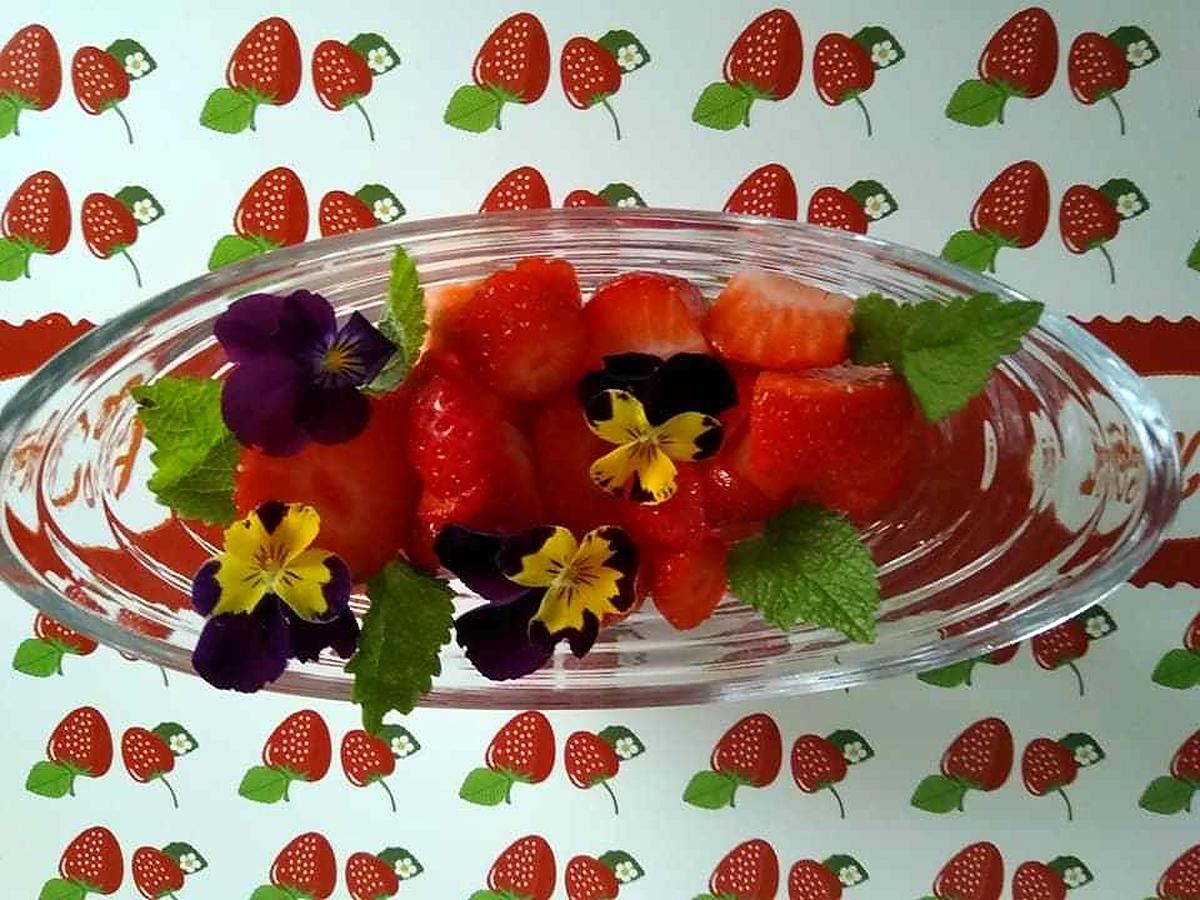 recette fruits et fleurs
