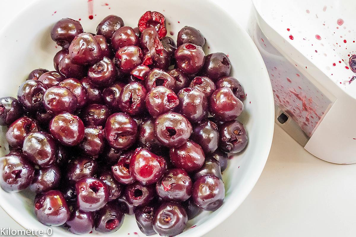 recette Cheesecake au coulis de cerises