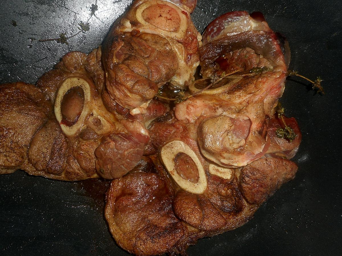 recette Osso bucco aux petits pois primeurs