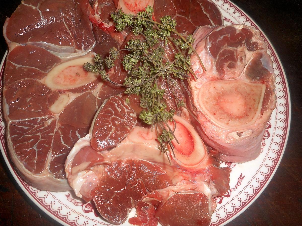 recette Osso bucco aux petits pois primeurs