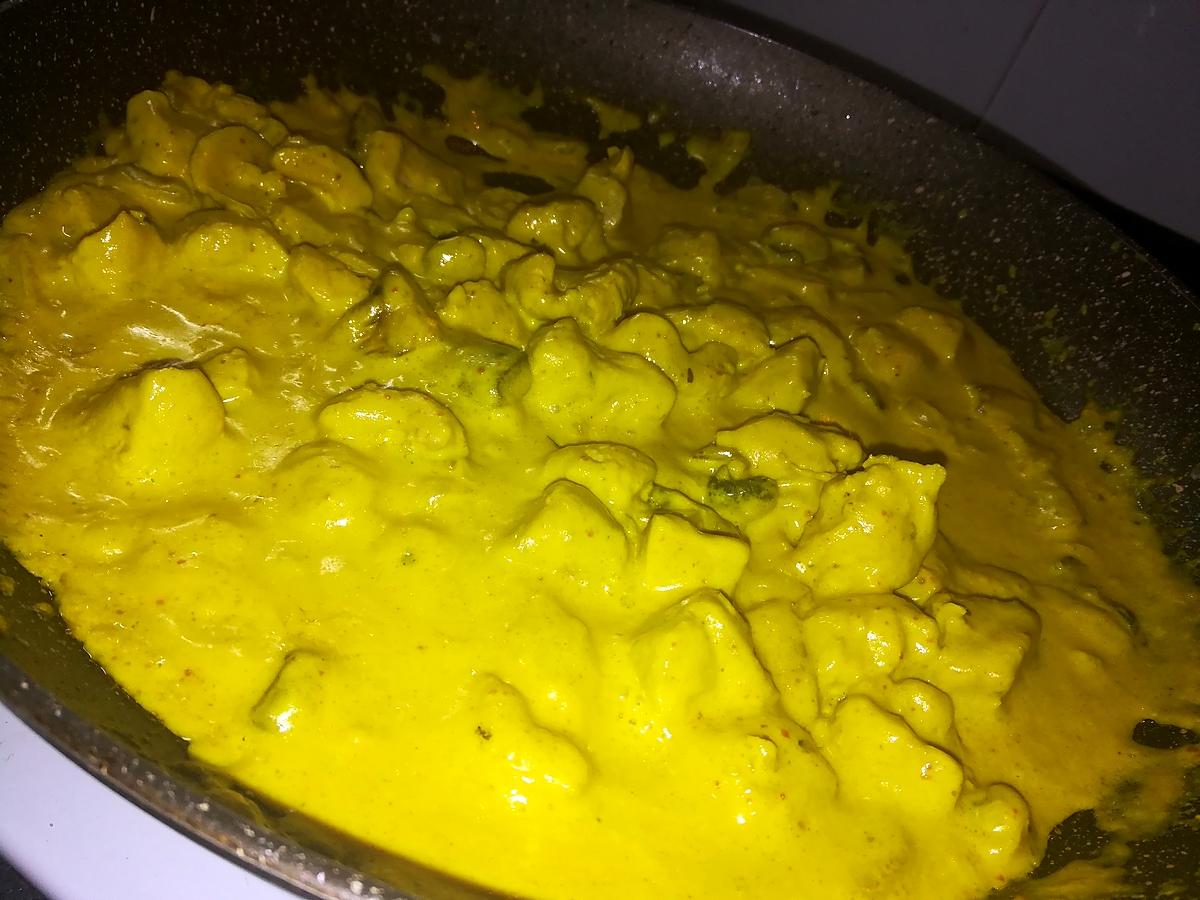 recette Blancs de dinde au curcuma et au lait de coco