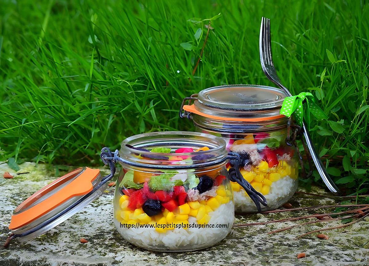 recette Salade jar, la salade qui se met en bocal