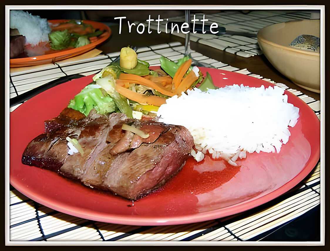 Magrets de canard à l'asiatique