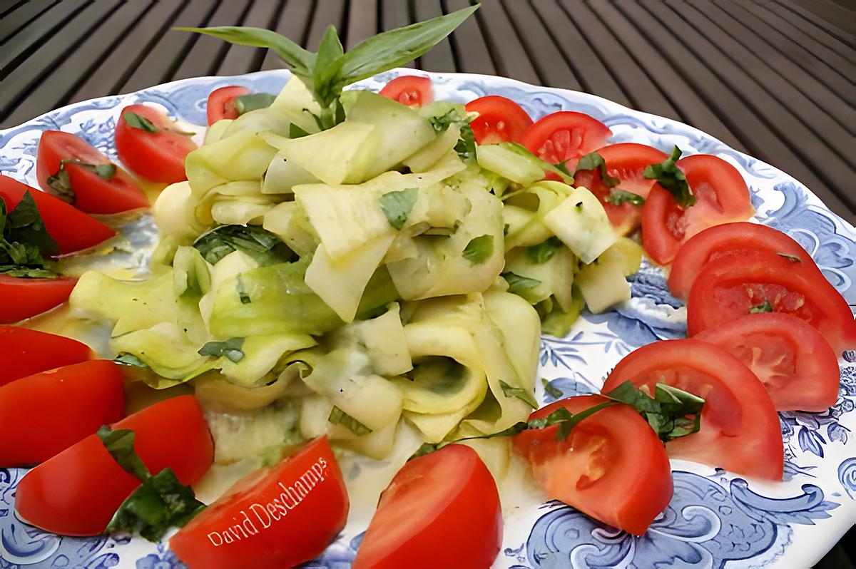 recette TAGLIATELLES DE COURGETTES