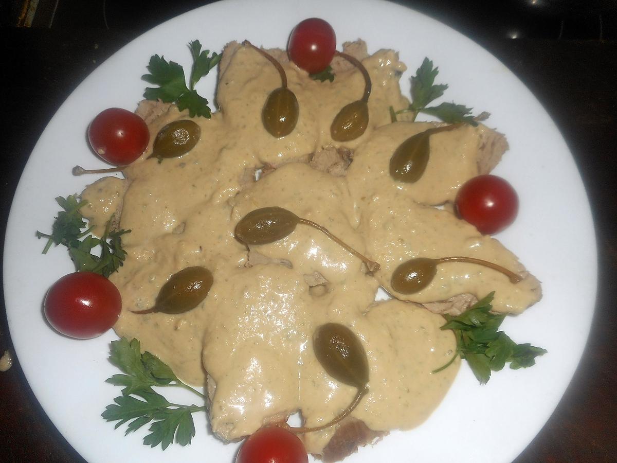 recette Vittelo tonnato