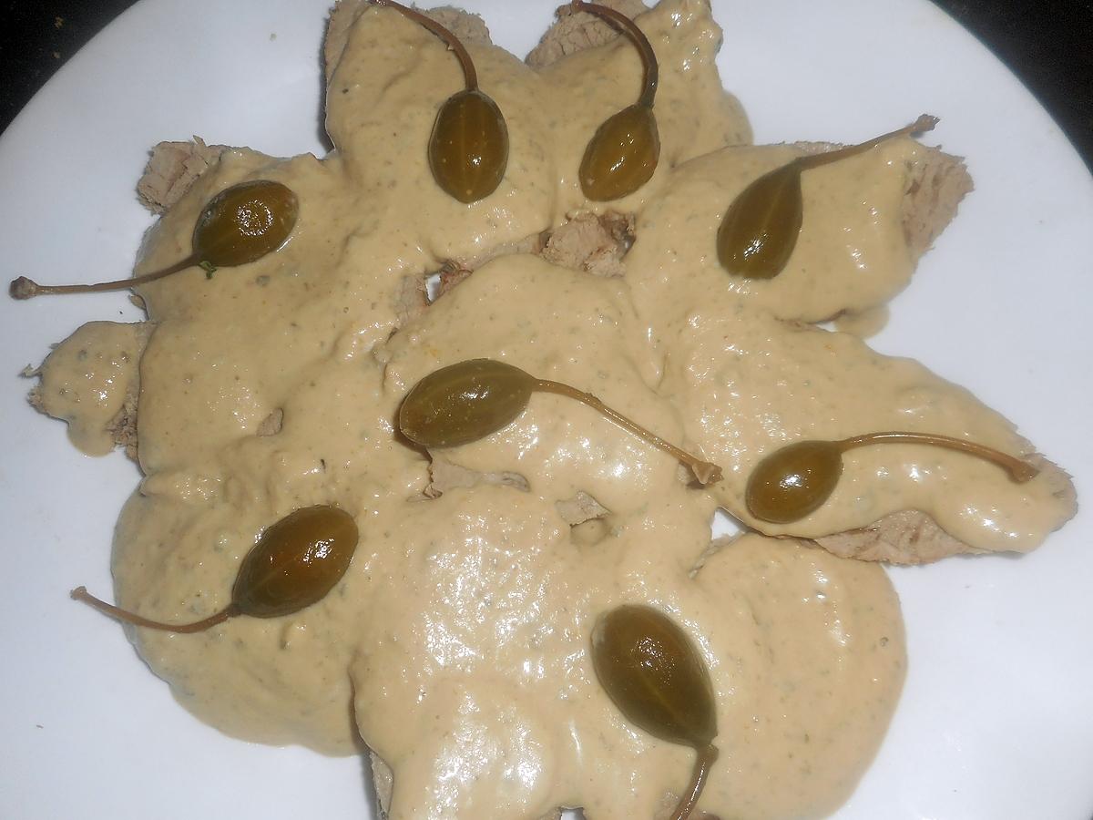 recette Vittelo tonnato